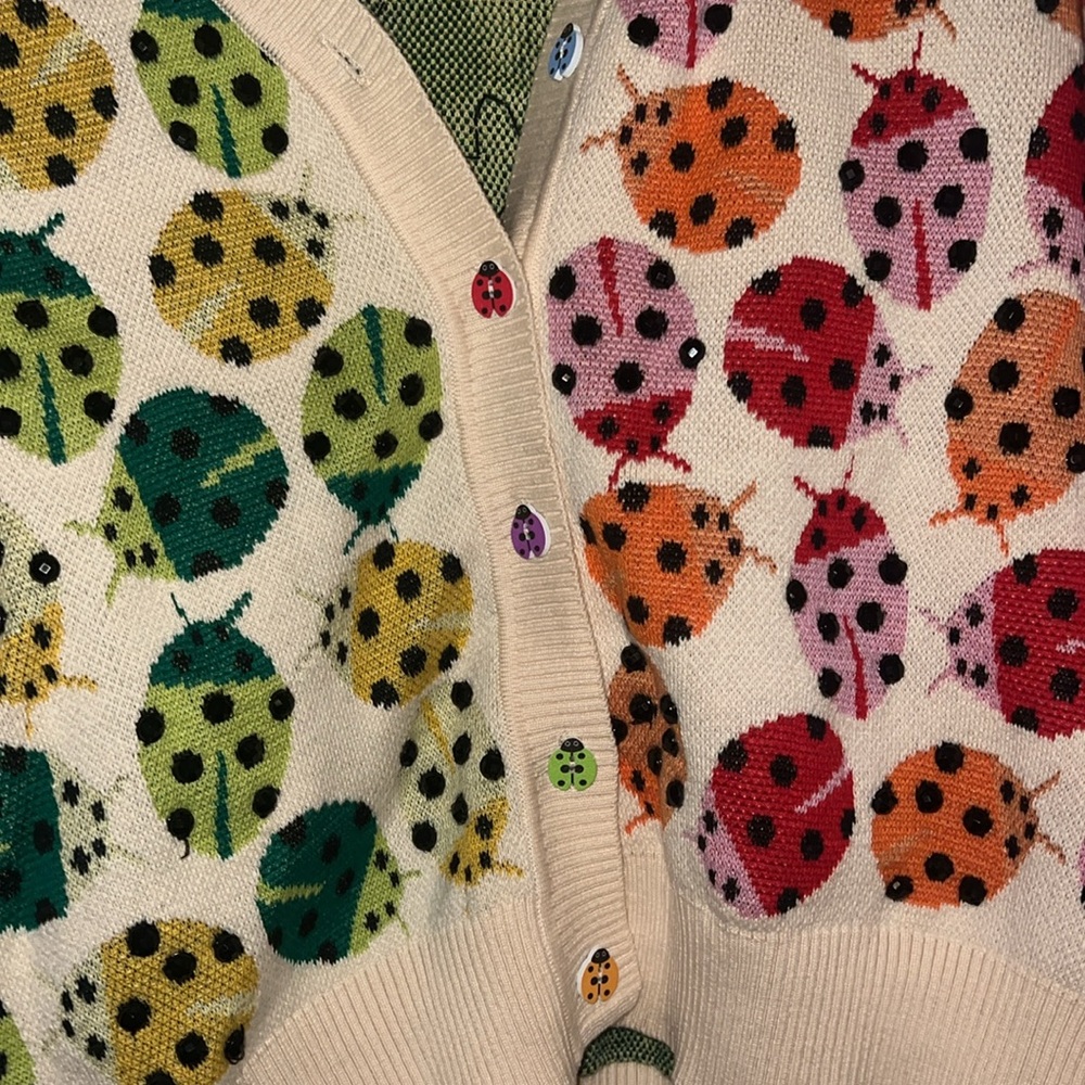 Queen of sparkles ladybug cardigan - Picture 2 of 4